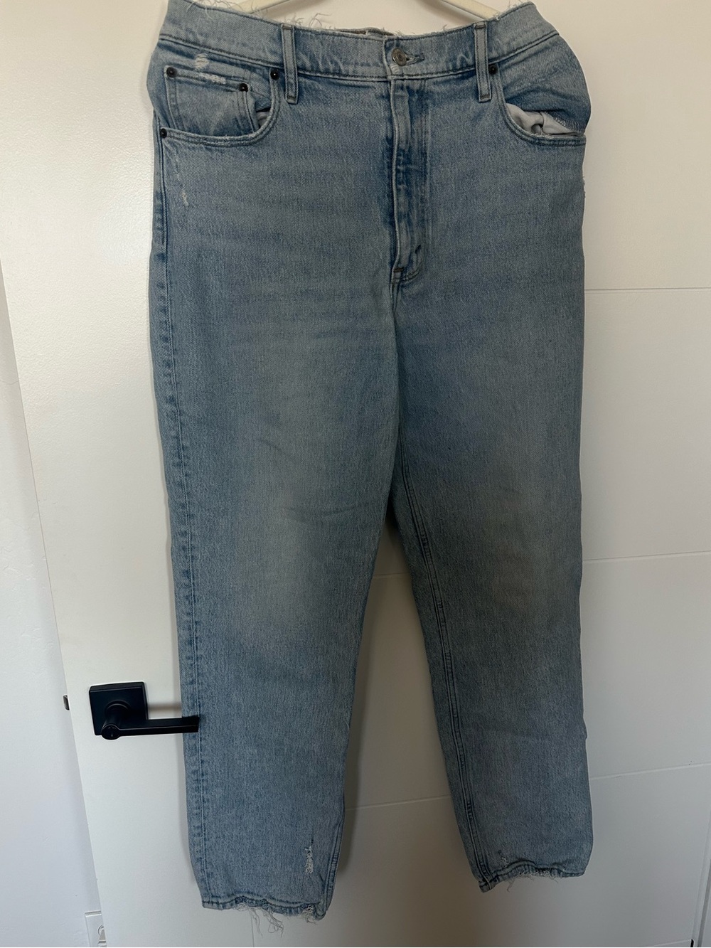 Abercrombie 90s Straight High Rise
